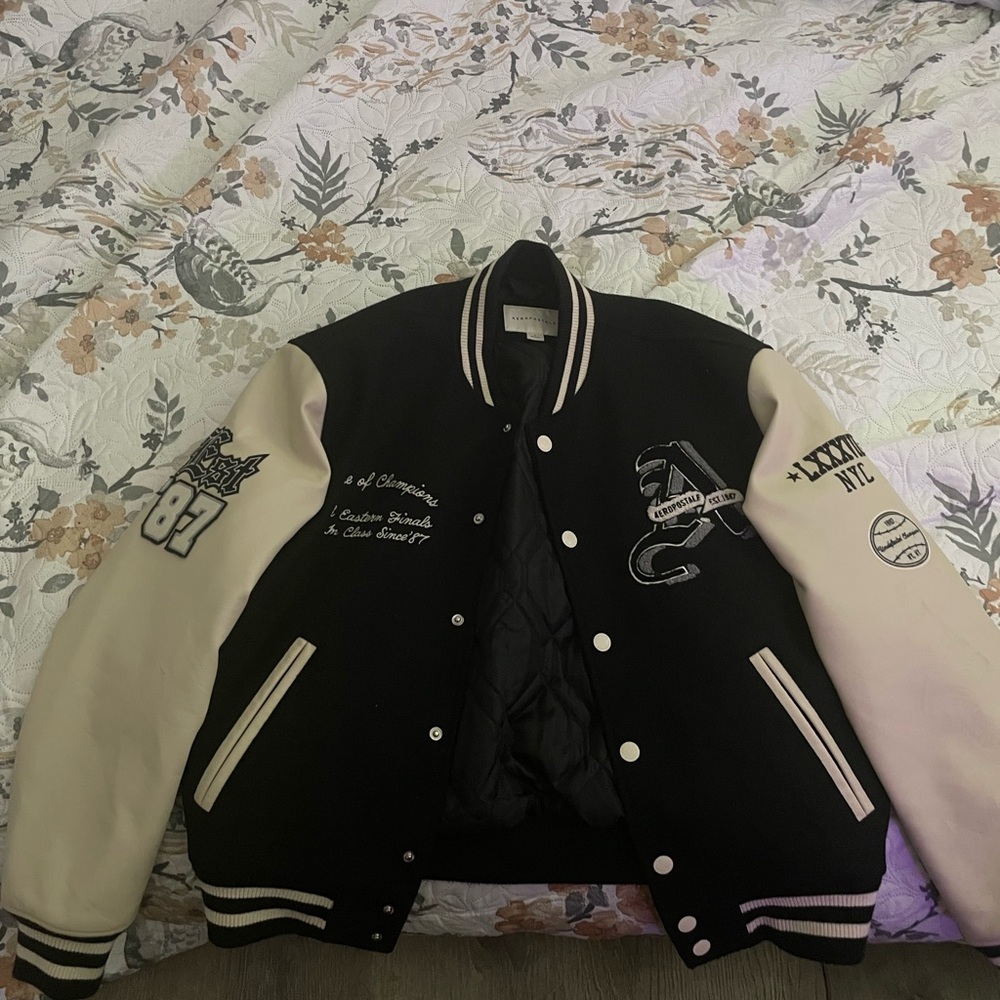 Aeropostale Black and White Jacket
